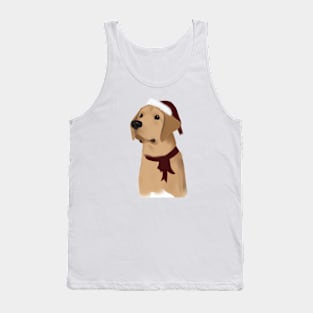 Cute Labrador Retriever Drawing Tank Top